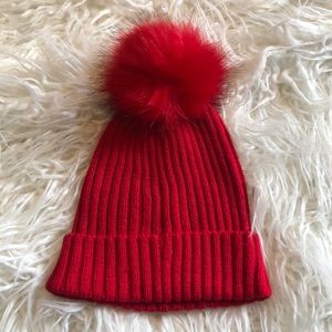 Red beanie